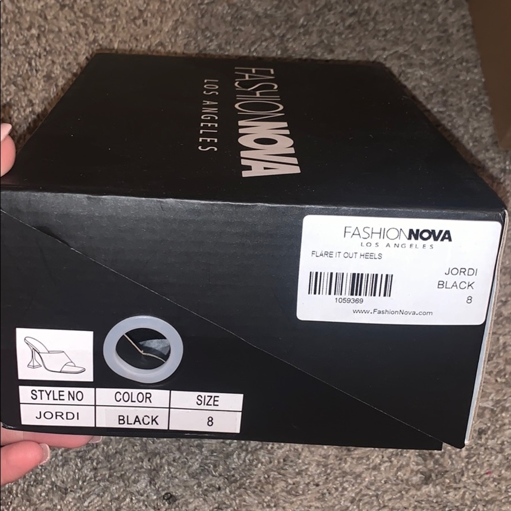 FashionNova Flare It Out Heels